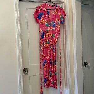 Flowered jumpsuit!